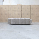 The Cloud Plush Fabric Corner Lounge - Bark available to purchase from Warehouse Furniture Clearance at our next sale event.