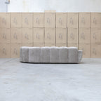 The Cloud Plush Fabric Corner Lounge - Bark available to purchase from Warehouse Furniture Clearance at our next sale event.