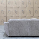 The Cloud Plush Fabric Corner Lounge - Bark available to purchase from Warehouse Furniture Clearance at our next sale event.