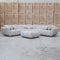 The Cloud Plush Fabric Corner Lounge - Oat - Available After 13th May available to purchase from Warehouse Furniture Clearance at our next sale event.
