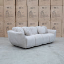 The Cloud Plush Fabric Three Seat Sofa - Oat available to purchase from Warehouse Furniture Clearance at our next sale event.