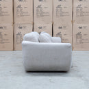 The Cloud Plush Fabric Three Seat Sofa - Oat available to purchase from Warehouse Furniture Clearance at our next sale event.