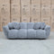 The Cloud Plush Fabric Three Seat Sofa - Slate available to purchase from Warehouse Furniture Clearance at our next sale event.