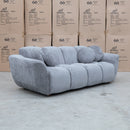 The Cloud Plush Fabric Three Seat Sofa - Slate available to purchase from Warehouse Furniture Clearance at our next sale event.