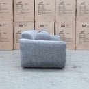 The Cloud Plush Fabric Three Seat Sofa - Slate available to purchase from Warehouse Furniture Clearance at our next sale event.