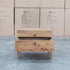 The Clunes Two Drawer Camphor Timber Bedside