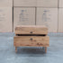 The Clunes Two Drawer Camphor Timber Bedside