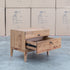The Clunes Two Drawer Camphor Timber Bedside