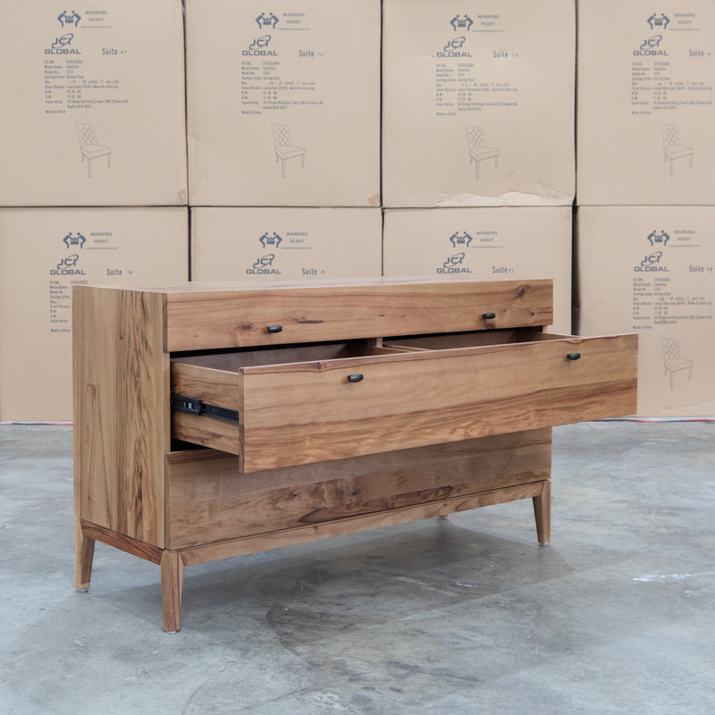 The Clunes Camphor Timber Six Drawer Dresser