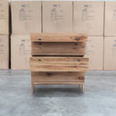 Clunes Camphor Timber Five Drawer Tallboy - Warehouse Furniture Clearance