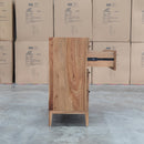 Clunes Camphor Timber Five Drawer Tallboy - Warehouse Furniture Clearance