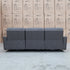 The Cobble Electric Three Seat Leather Recliner Lounge - Storm
