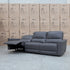 The Cobble Electric Three Seat Leather Recliner Lounge - Storm