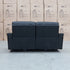 The Cobble Electric Two Seat Leather Recliner Lounge - Black