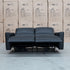 The Cobble Electric Two Seat Leather Recliner Lounge - Black