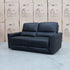 The Cobble Electric Two Seat Leather Recliner Lounge - Black