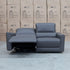 The Cobble Electric Two Seat Leather Recliner Lounge - Storm