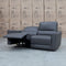 The Cobble Electric Two Seat Leather Recliner Lounge - Storm available to purchase from Warehouse Furniture Clearance at our next sale event.