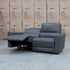 The Cobble Electric Two Seat Leather Recliner Lounge - Storm