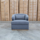 The Coco Accent Chair - Charcoal available to purchase from Warehouse Furniture Clearance at our next sale event.