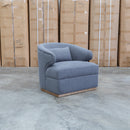 The Coco Accent Chair - Charcoal available to purchase from Warehouse Furniture Clearance at our next sale event.