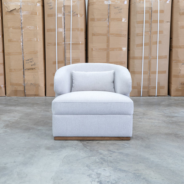 The Coco Accent Chair - Latte - PRE ORDER Available After 5th November available to purchase from Warehouse Furniture Clearance at our next sale event.