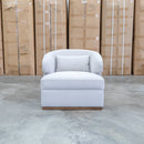 The Coco Accent Chair - Latte available to purchase from Warehouse Furniture Clearance at our next sale event.