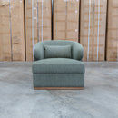 The Coco Accent Chair - Olive available to purchase from Warehouse Furniture Clearance at our next sale event.