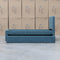 Coco Single Fabric Trundle Bed - Teal (Reversible Trundle)