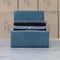 Coco Single Fabric Trundle Bed - Teal (Reversible Trundle)