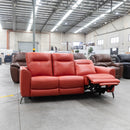 The La-Z-Boy Colorado 3 Seat Twin Power Lounge - Jersey Flame - Floor Stock available to purchase from Warehouse Furniture Clearance at our next sale event.