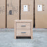 The Como Messmate Two Drawer Bedside