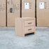 The Como Messmate Two Drawer Bedside