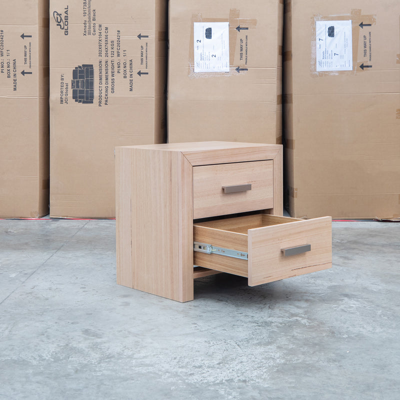 The Como Messmate Two Drawer Bedside