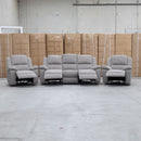 The Coral Single Electric Recliner - Bark available to purchase from Warehouse Furniture Clearance at our next sale event.