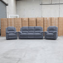 The Coral Single Electric Recliner - Slate available to purchase from Warehouse Furniture Clearance at our next sale event.