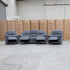 The Coral Three Seat Electric Reclining Lounge - Slate