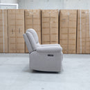 The Coral Single Electric Recliner - Bark available to purchase from Warehouse Furniture Clearance at our next sale event.