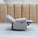 The Coral Single Electric Recliner - Bark available to purchase from Warehouse Furniture Clearance at our next sale event.