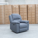 The Coral Single Electric Recliner - Slate available to purchase from Warehouse Furniture Clearance at our next sale event.