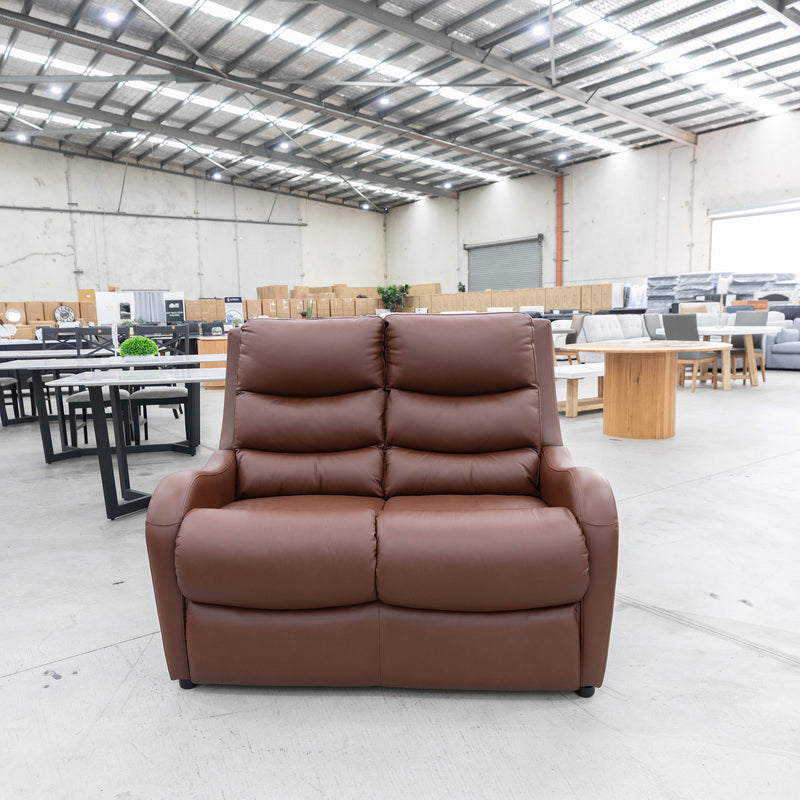 The La-Z-Boy Corona 2 Seat Sofa - Chestnut - Floor Stock available to purchase from Warehouse Furniture Clearance at our next sale event.