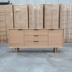The Crete White Oak Hardwood Buffet available to purchase from Warehouse Furniture Clearance at our next sale event.
