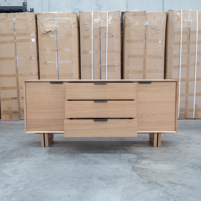 The Crete White Oak Hardwood Buffet