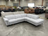 The RS-B0369-PR RHF Chaise Suite with Electric Recliner - Light Grey - Floor Stock
