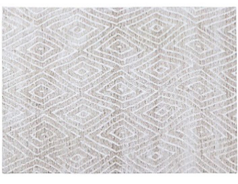 The Geometric Textured Rug - Ivory/Cream - DH04-7 - Available In-Store Only available to purchase from Warehouse Furniture Clearance at our next sale event.