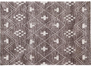 The Allayah Aztec Diamond Pattern Rug - Grey/Ivory - DH07-8 - Available In-Store Only available to purchase from Warehouse Furniture Clearance at our next sale event.