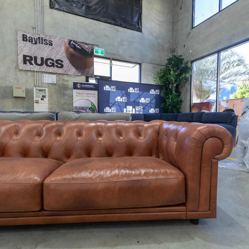 The DM-11875-W1 3 Seat Sofa - Rich Brown - Floor Stock available to purchase from Warehouse Furniture Clearance at our next sale event.
