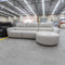 The DM-12974-PR RHF Chaise Suite with Electric Recliner - Frost available to purchase from Warehouse Furniture Clearance at our next sale event.