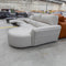 The DM-12974-PR RHF Chaise Suite with Electric Recliner - Frost available to purchase from Warehouse Furniture Clearance at our next sale event.
