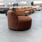 The DM-A0554 - Rust Swivel Chair - Floor Stock available to purchase from Warehouse Furniture Clearance at our next sale event.
